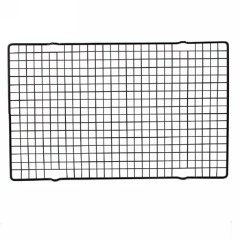 25*40cm High Quality Black Rectangular Metal Mesh Nonstick Cake Cooling Rack Net For Cookies/Pies Cakes Baking Rack Icing Rack
25*40cm High Quality Black Rectangular Metal Mesh Nonstick Cake Cooling Rack Net For Cookies/Pies Cakes Baking Rack Icing Rack