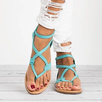 Women Sandals Soft Bottom Flat Sandals Pu Leather Summer Shoes Women Casual Gladiator Sandals Plus Size 43 Beach Shoes Female
Women Sandals Soft Bottom Flat Sandals Pu Leather Summer Shoes Women Casual Gladiator Sandals Plus Size 43 Beach Shoes Female