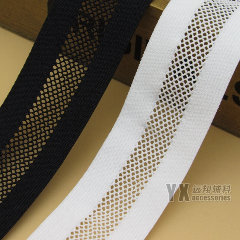stretchy bands net shape Hollow elastic webbing 33mm 35mm 40mm 6meters for garment Shoulder straps underwear belt black white
stretchy bands net shape Hollow elastic webbing 33mm 35mm 40mm 6meters for garment Shoulder straps underwear belt black white