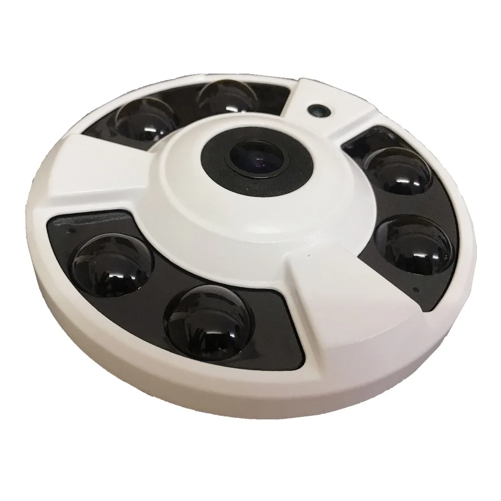 SUCAM 180 Degrees 4MP CCTV Camera Home Indoor Security Dome 6 Pieces Array Led Light Surveillance Network IP Cameras with IR Cut 4