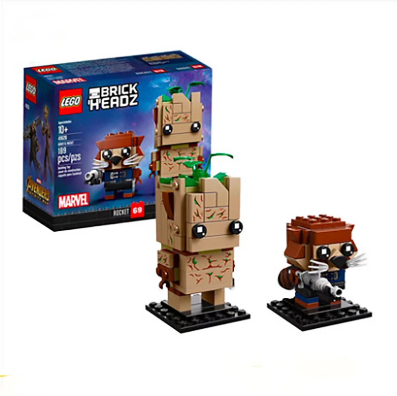 Legoing Building Block Avengers Alliance Square head Grut Rocket raccoon Children Assembly Toys
Legoing Building Block Avengers Alliance Square head Grut Rocket raccoon Children Assembly Toys