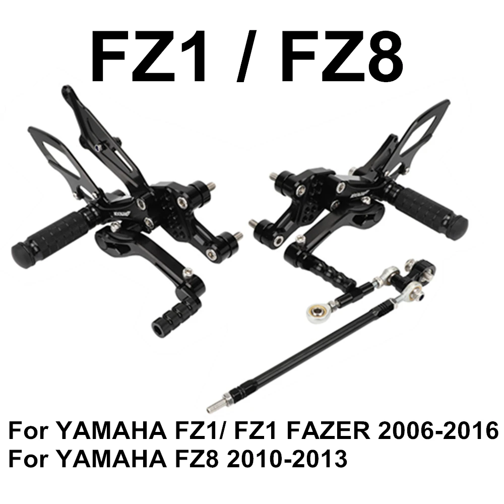 FZ1 / FZ1 Fazer 2006-2016 FZ8 2010-2013 Motorcycle Rearsets Footrest Footpegs Foot Rear Sets Pegs For Yamaha 
FZ1 / FZ1 Fazer 2006-2016 FZ8 2010-2013 Motorcycle Rearsets Footrest Footpegs Foot Rear Sets Pegs For Yamaha