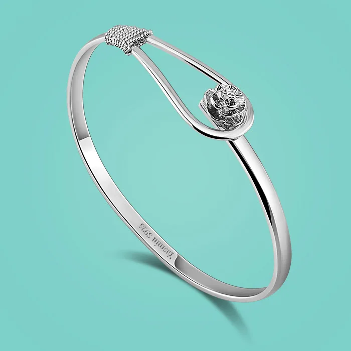 925 sterling silver bracelet female simple flower design smooth hand ring ladies popular jewelry Solid silver open bracelet
925 sterling silver bracelet female simple flower design smooth hand ring ladies popular jewelry Solid silver open bracelet
