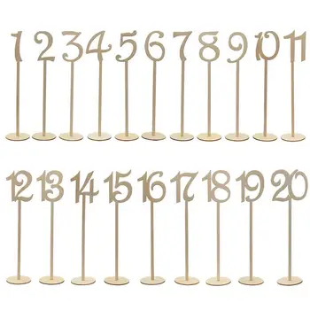 Wood Color Table Number 1-40 Table Card Wedding Decoration Event Evening Supply Home Party Decoration with Holder Base
Wood Color Table Number 1-40 Table Card Wedding Decoration Event Evening Supply Home Party Decoration with Holder Base