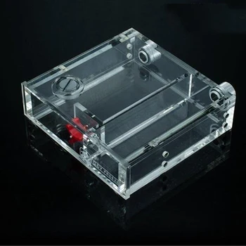 Full transparent acrylic water tank optical drive bit water with flow meter liquid red flow and 2pcs kuaining fitting
Full transparent acrylic water tank optical drive bit water with flow meter liquid red flow and 2pcs kuaining fitting