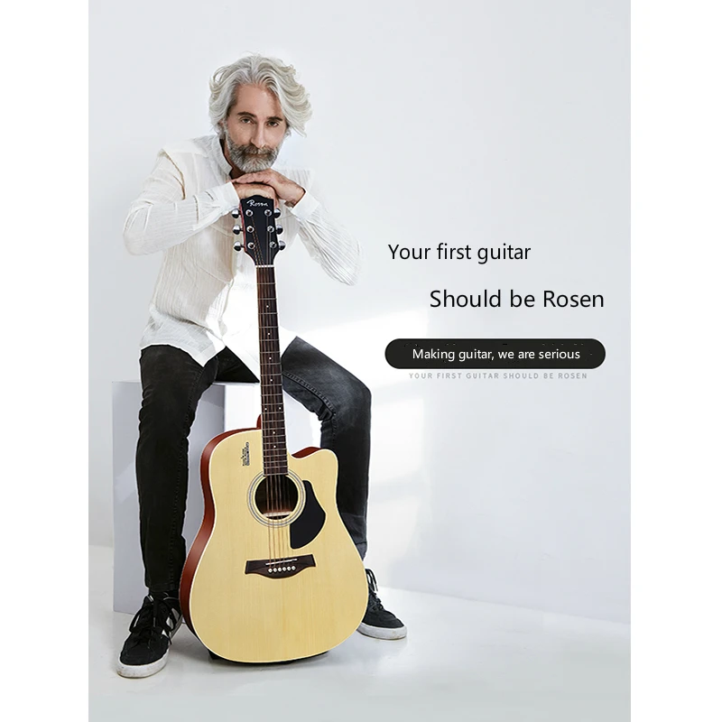 Lusen single board guitar acoustic guitar 41 inch acoustic guitar beginners entry guitar students with men and women apply
Lusen single board guitar acoustic guitar 41 inch acoustic guitar beginners entry guitar students with men and women apply