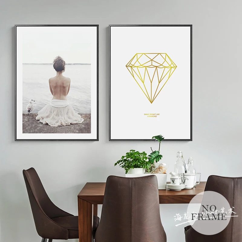 Nordic Style Bare Back Bride Canvas Painting Wall Art Pictures For Living Room Girls Gift Modern Home Decor Posters And Prints
Nordic Style Bare Back Bride Canvas Painting Wall Art Pictures For Living Room Girls Gift Modern Home Decor Posters And Prints