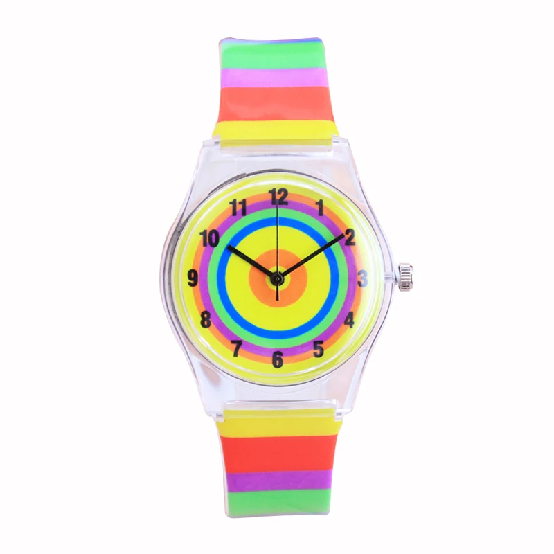 Ladies Watch Summer Girl Fashion Casual Quartz Watch Creative Rainbow Personality Pattern Eco-friendly Waterproof Watch
Ladies Watch Summer Girl Fashion Casual Quartz Watch Creative Rainbow Personality Pattern Eco-friendly Waterproof Watch