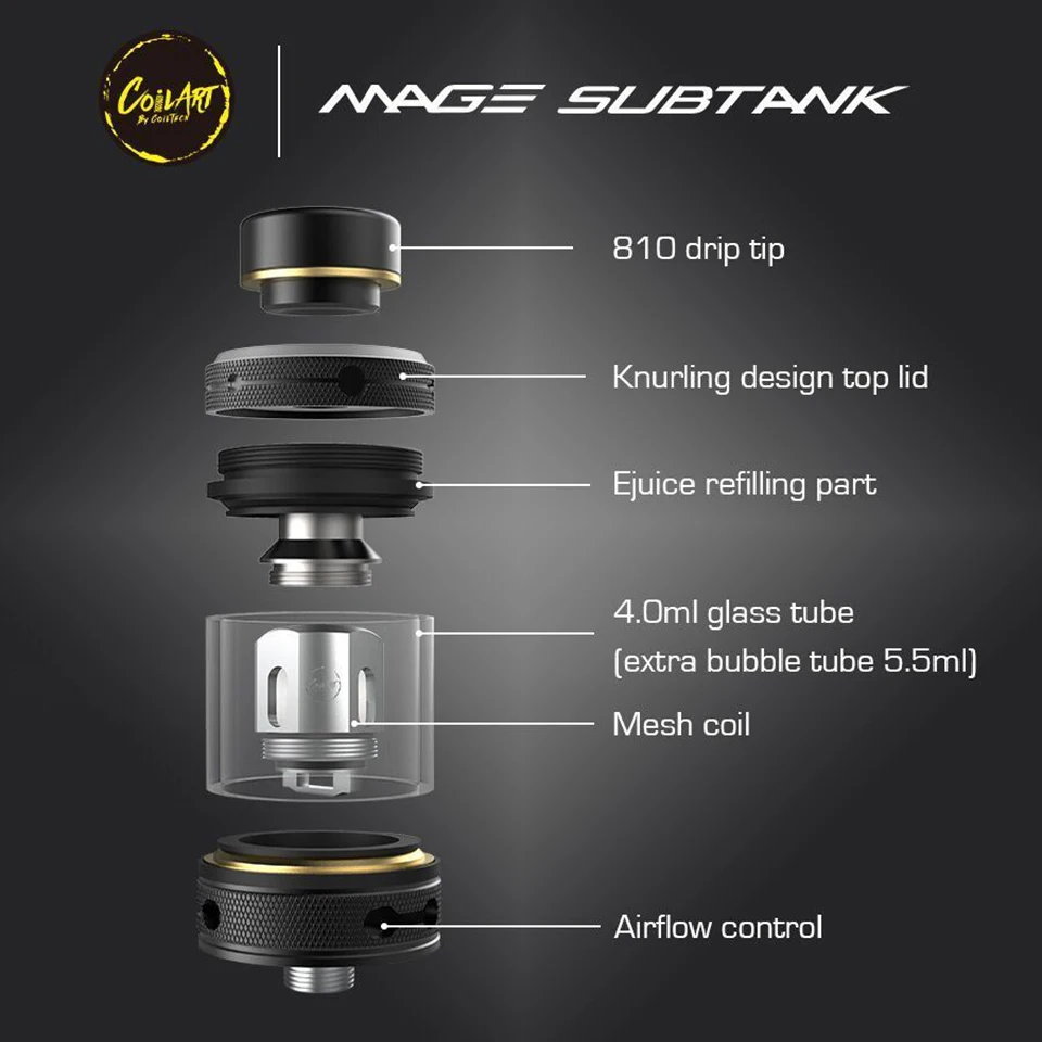 CoilART MAGE Subtank 6