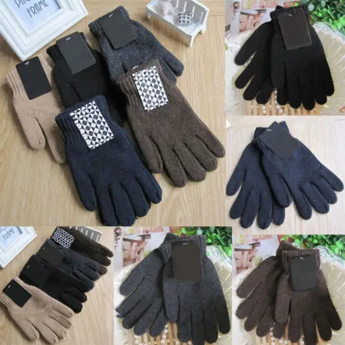 hirigin Autumn Winter Men's Knitted Gloves Male Thicken Thermal Wool Gloves Mittens
hirigin Autumn Winter Men's Knitted Gloves Male Thicken Thermal Wool Gloves Mittens