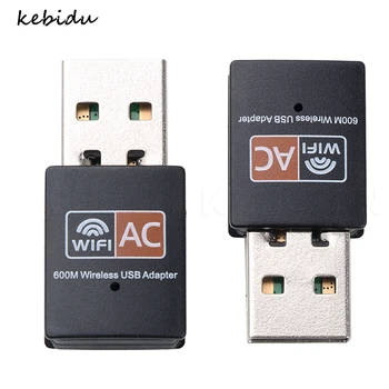 kebidu Wireless USB WiFi Adapter 600Mbps wifi Antenna Network Card Dual Band 2.4 5Ghz usb Lan Ethernet Receiver 802.11ac Wi-fi
kebidu Wireless USB WiFi Adapter 600Mbps wifi Antenna Network Card Dual Band 2.4 5Ghz usb Lan Ethernet Receiver 802.11ac Wi-fi