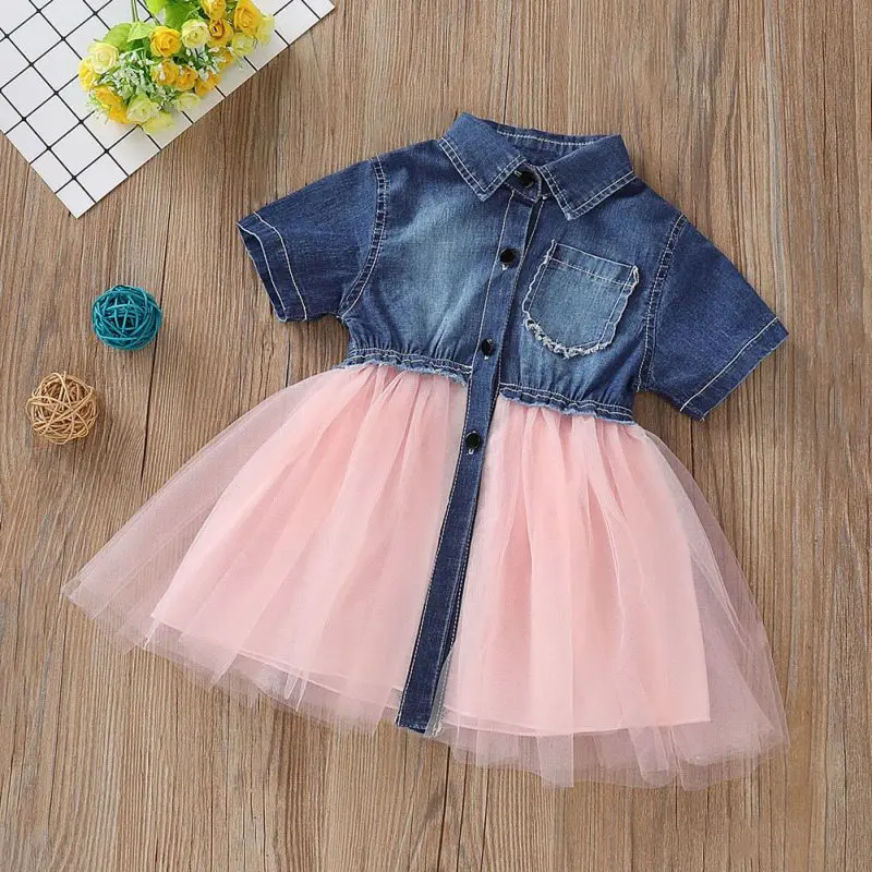 Denim Baby Girl Dress Casual Newborn baby girl Dress for Children Clothes Toddler Kid Casual Mesh Dresses 0-4T
Denim Baby Girl Dress Casual Newborn baby girl Dress for Children Clothes Toddler Kid Casual Mesh Dresses 0-4T