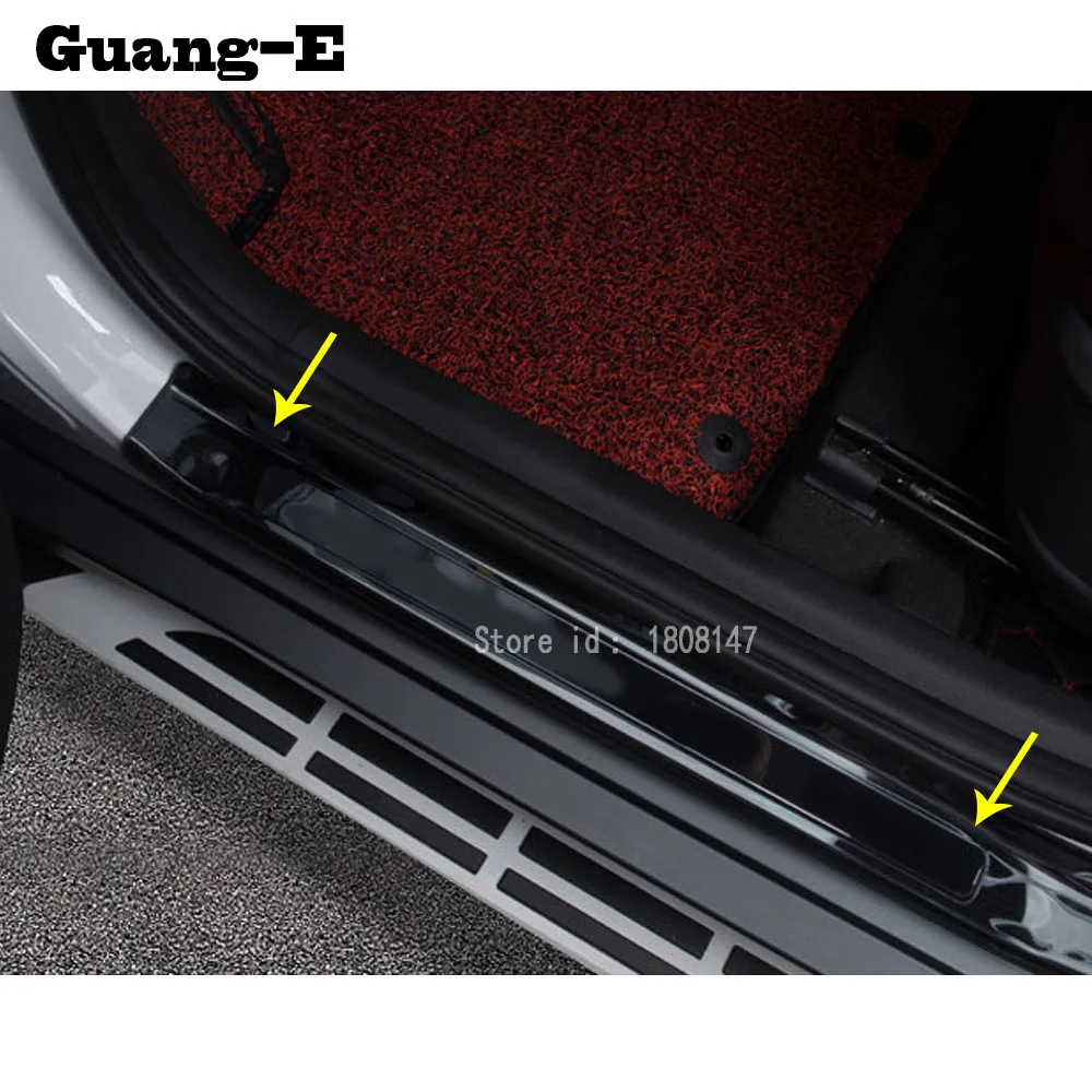 For Hyundai Kona Encino Kauai 2017 2018 2019 car sticker Threshold Strip trim Door Scuff Plate external Pedal moulding 4pcs
For Hyundai Kona Encino Kauai 2017 2018 2019 car sticker Threshold Strip trim Door Scuff Plate external Pedal moulding 4pcs