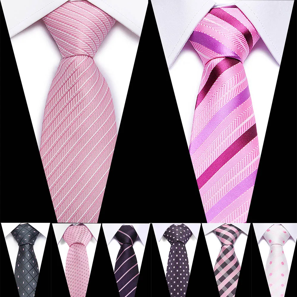 Coral Pink Paisley Classic Men/'s Tie Regular Tie Normal Tie Wedding Tie