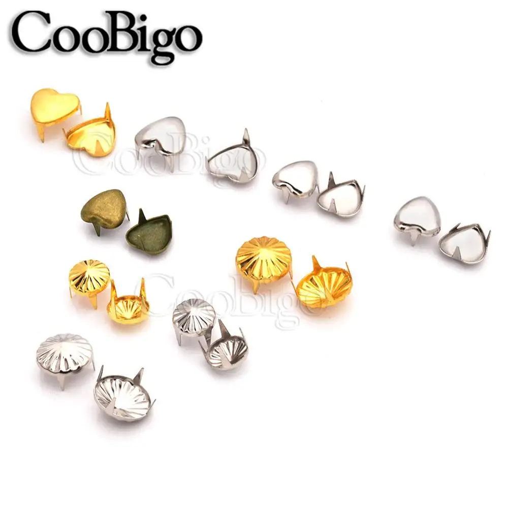 50pcs Metal Claw Rivet Round Stud Spike For Punk Rock Leather Craft Bag Hat Shoe Garment DIY Sewing Accessory 9 Style For Pick
50pcs Metal Claw Rivet Round Stud Spike For Punk Rock Leather Craft Bag Hat Shoe Garment DIY Sewing Accessory 9 Style For Pick