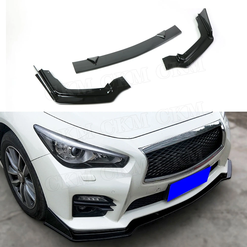 3 PCS ABS Front Lip Spoiler Splitter Trim Flaps For Infiniti Q50 Q50S 2014-2017 Head Bumper Chin Crash Guard Car Styling
3 PCS ABS Front Lip Spoiler Splitter Trim Flaps For Infiniti Q50 Q50S 2014-2017 Head Bumper Chin Crash Guard Car Styling