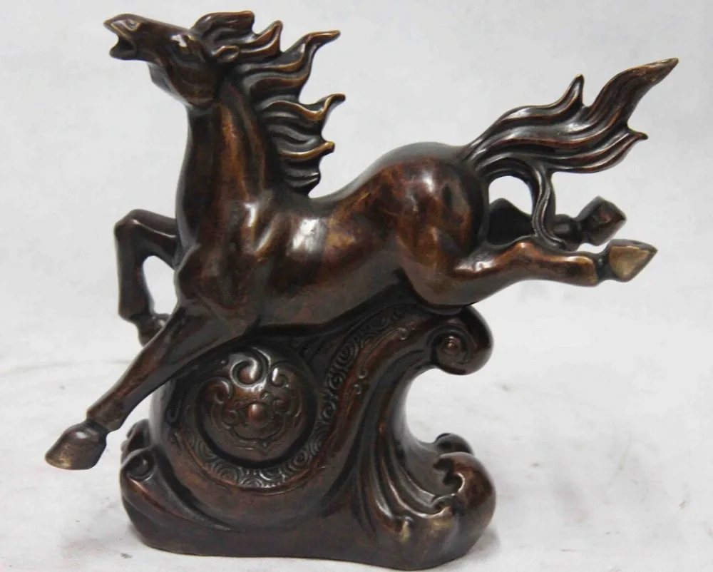 USPS to USA S3355 Chinese Royal Copper Bronze Feng Shui Lucky RuYi Running Horse Steed Art Statue B0401
USPS to USA S3355 Chinese Royal Copper Bronze Feng Shui Lucky RuYi Running Horse Steed Art Statue B0401