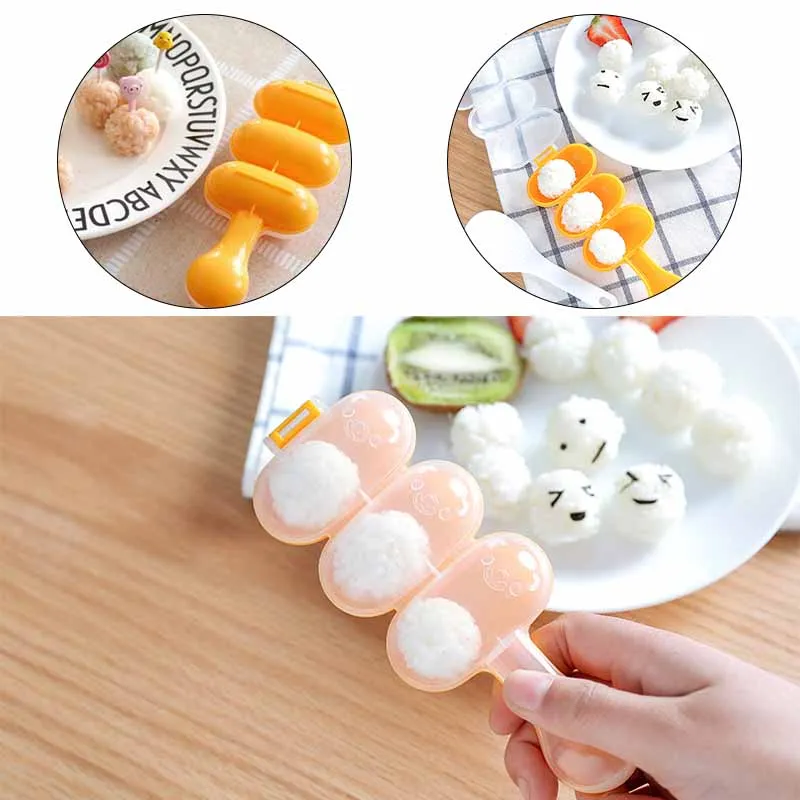 Plastic Kitchen Sushi Balls Maker Mould Cooking Rice Ball Molds Riceball Making DIY
Plastic Kitchen Sushi Balls Maker Mould Cooking Rice Ball Molds Riceball Making DIY