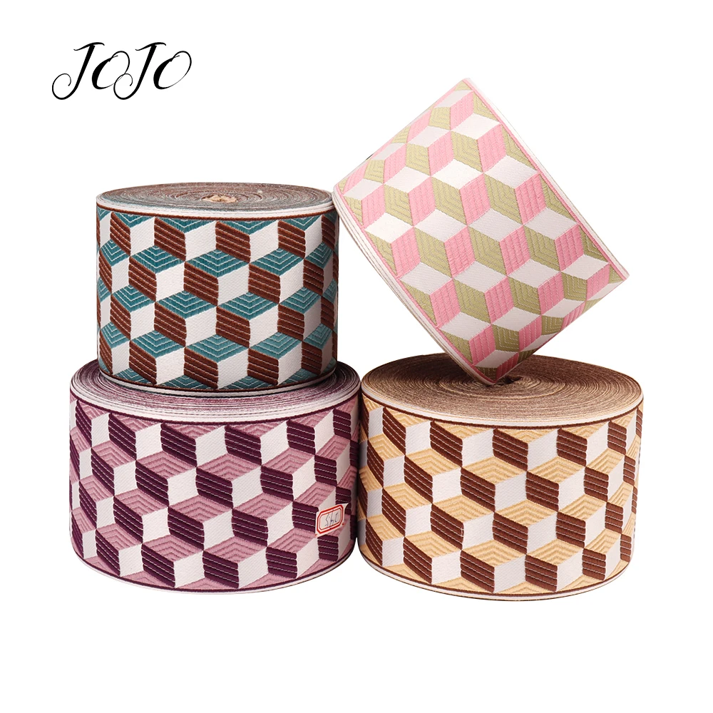 JOJO BOWS 90mm Grosgrain Ribbon Stereoscopic Embroidery Webbing For Needlework Gift Card Wrapping DIY Handmade Craft Supplies
JOJO BOWS 90mm Grosgrain Ribbon Stereoscopic Embroidery Webbing For Needlework Gift Card Wrapping DIY Handmade Craft Supplies