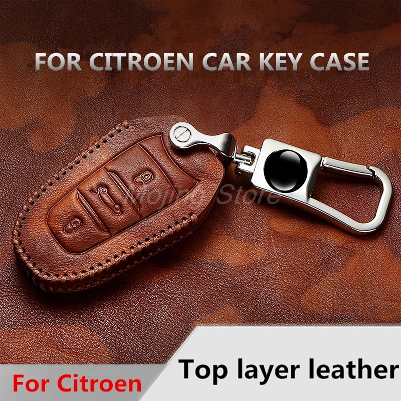 Genuine Leather Car Key Case Covers For Citroen C2 C3 C4 C5 C6 C8 Berlingo Picasso Xsara Picasso Aygo Car Keychains
Genuine Leather Car Key Case Covers For Citroen C2 C3 C4 C5 C6 C8 Berlingo Picasso Xsara Picasso Aygo Car Keychains