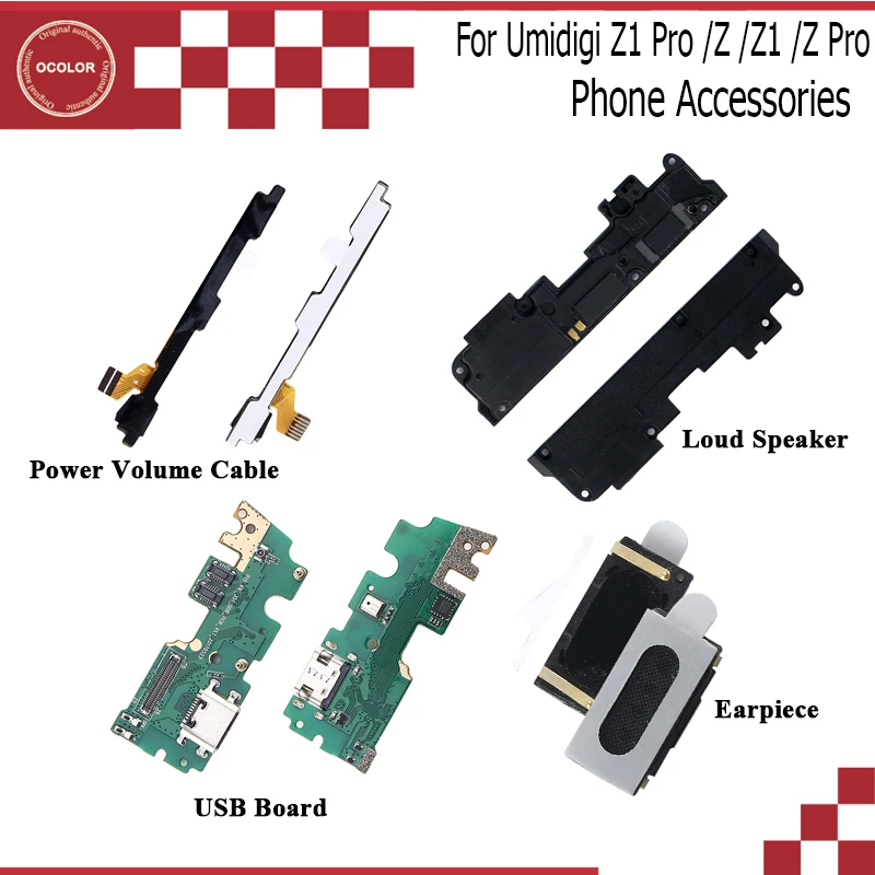 ocolor For UMI Umidigi Z1 Z1 Pro Z Z Pro Loud Speaker USB Plug Charge Board Power Volume Cable Earpiece For Umidigi Z1 Z Z Pro
ocolor For UMI Umidigi Z1 Z1 Pro Z Z Pro Loud Speaker USB Plug Charge Board Power Volume Cable Earpiece For Umidigi Z1 Z Z Pro