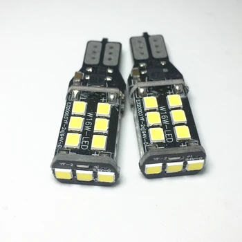 100PCS White Car Styling T15 LED Car Led 15 SMD 2835 W16W Reverse Light New Canbus NO ERROR Back Up Lights Rear Lamp Turn Bulb
100PCS White Car Styling T15 LED Car Led 15 SMD 2835 W16W Reverse Light New Canbus NO ERROR Back Up Lights Rear Lamp Turn Bulb
