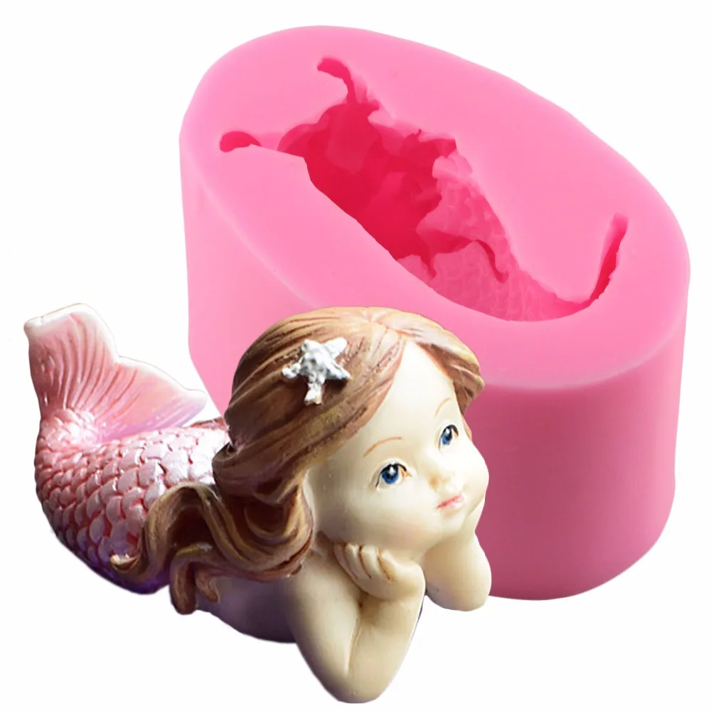 3D Mermaid Silicone Molds Soap Mold Cake Decoration Sugar Craft Tools Candle Moulds DIY Craft Fondant Molds
3D Mermaid Silicone Molds Soap Mold Cake Decoration Sugar Craft Tools Candle Moulds DIY Craft Fondant Molds
