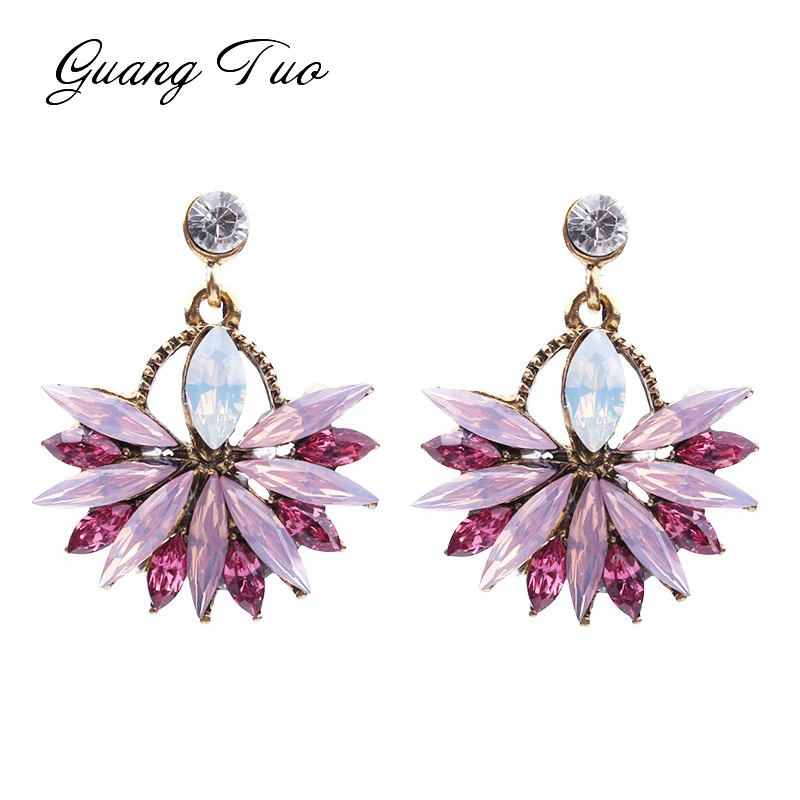 ES2148 European Fashion Jewelry Earrings Retro Crystal Wild Personality Flower Type Earrings For Women Female Jewelry Wholesale
ES2148 European Fashion Jewelry Earrings Retro Crystal Wild Personality Flower Type Earrings For Women Female Jewelry Wholesale