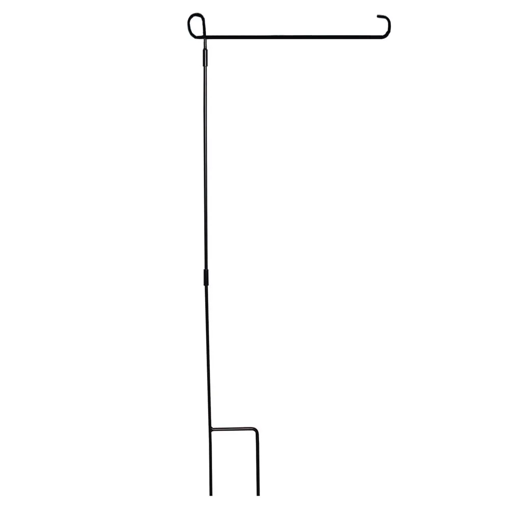 Double 3 Piece Wrought Iron Garden Flag Stand Hang your seasonal/holiday garden flag 38*100cm/15" * 39"
Double 3 Piece Wrought Iron Garden Flag Stand Hang your seasonal/holiday garden flag 38*100cm/15" * 39"