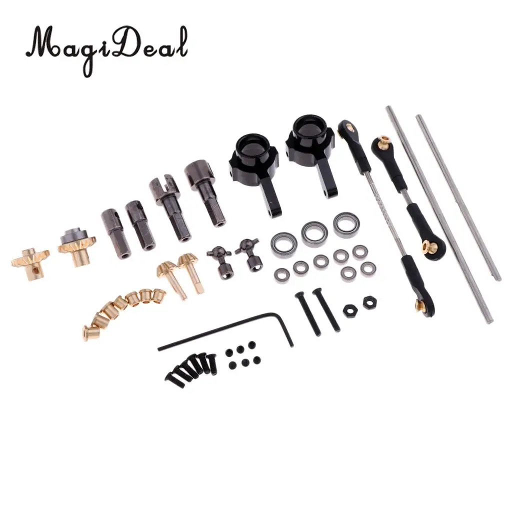 Upgrade OP Fittings Full Metal Accessories For WPL B14 B24 C14 C24 WPL Accesorios RC Car Parts 4WD/ 6WD Set