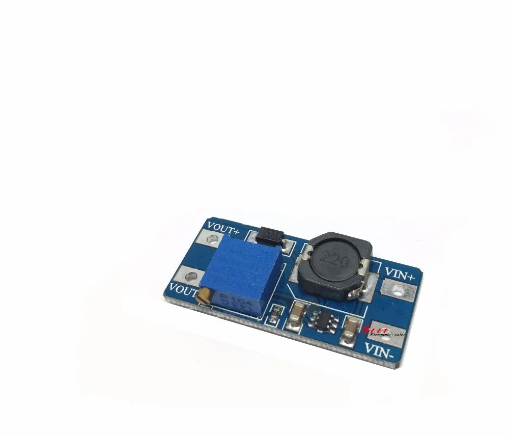 100PCS MT3608 DC-DC Step Up Converter Booster Power Supply Module Boost Step-up Board MAX output 28V 2A For Arduino
100PCS MT3608 DC-DC Step Up Converter Booster Power Supply Module Boost Step-up Board MAX output 28V 2A For Arduino