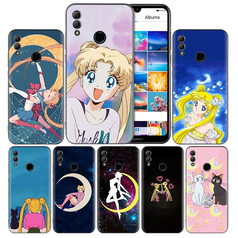 Sailor Moon Black Silicone Case Cover for Huawei Honor 8X 8C 8A 8S 10 10i Lite Play V20 Y9 Y7 Y6 Y5 Prime 2018 2019 Phone Shells
Sailor Moon Black Silicone Case Cover for Huawei Honor 8X 8C 8A 8S 10 10i Lite Play V20 Y9 Y7 Y6 Y5 Prime 2018 2019 Phone Shells