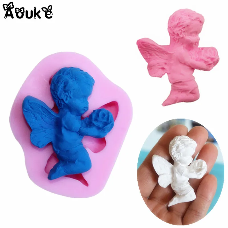 Small Angel Shape Cookies Liquid Silicone Mold Cake Chocolate Molds Pudding Ice Cube Mould Wedding Decoration DIY Baking Tools
Small Angel Shape Cookies Liquid Silicone Mold Cake Chocolate Molds Pudding Ice Cube Mould Wedding Decoration DIY Baking Tools