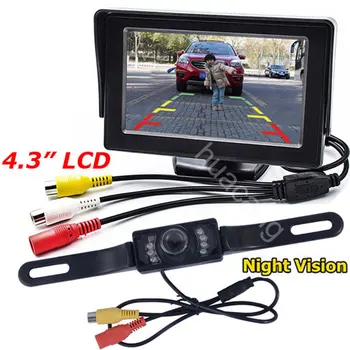 Car Parking Rear View System 4.3" TFT LCD Monitor +Vehicle 7LEDs Night Vision Waterproof Reversing Backup Camera
Car Parking Rear View System 4.3" TFT LCD Monitor +Vehicle 7LEDs Night Vision Waterproof Reversing Backup Camera