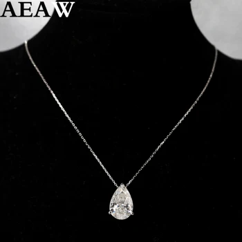 3 Carat Pear Black Moissanite 14K White Gold Necklace Pendant Test Positive Moissanite Diamond For Women
3 Carat Pear Black Moissanite 14K White Gold Necklace Pendant Test Positive Moissanite Diamond For Women