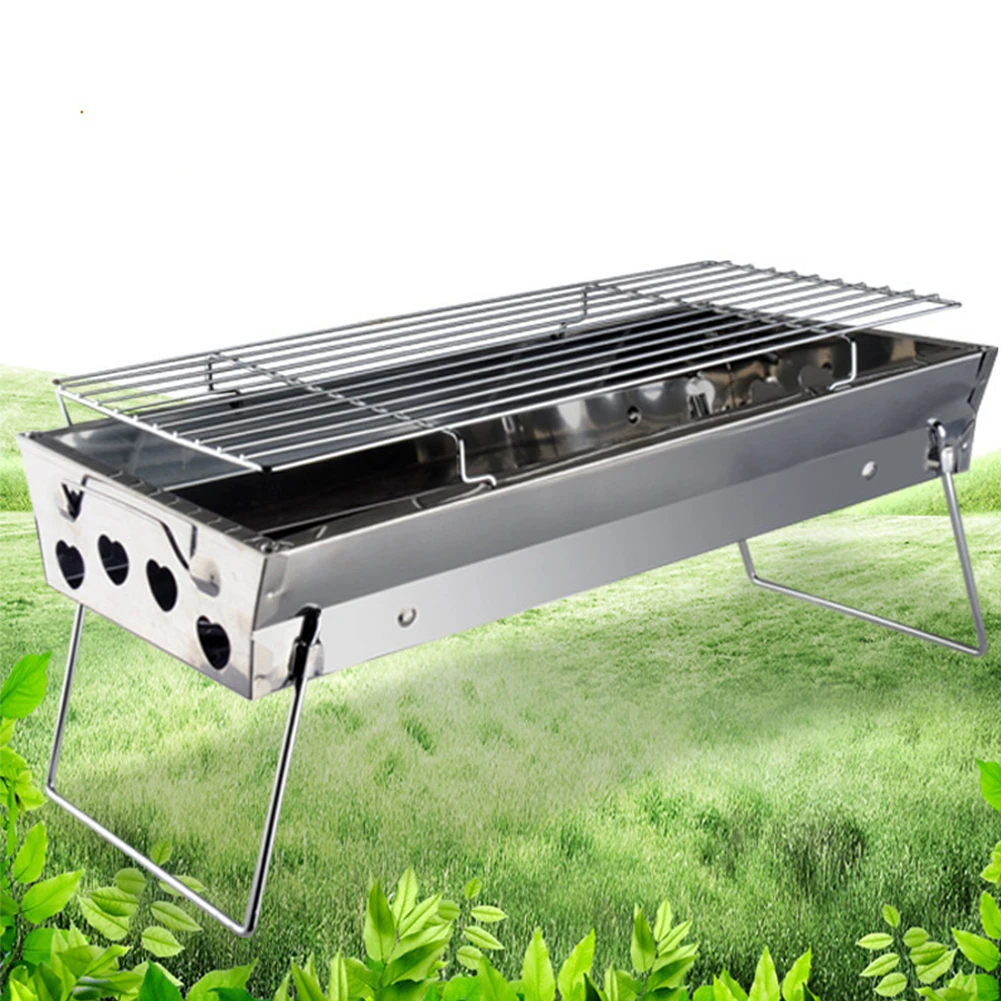 Portable Camping Park Grill Stainless Steel Barbecue Stand Durable Beach Heat Resistant Cooking Outdoor Thicken Foldable Picnic
Portable Camping Park Grill Stainless Steel Barbecue Stand Durable Beach Heat Resistant Cooking Outdoor Thicken Foldable Picnic