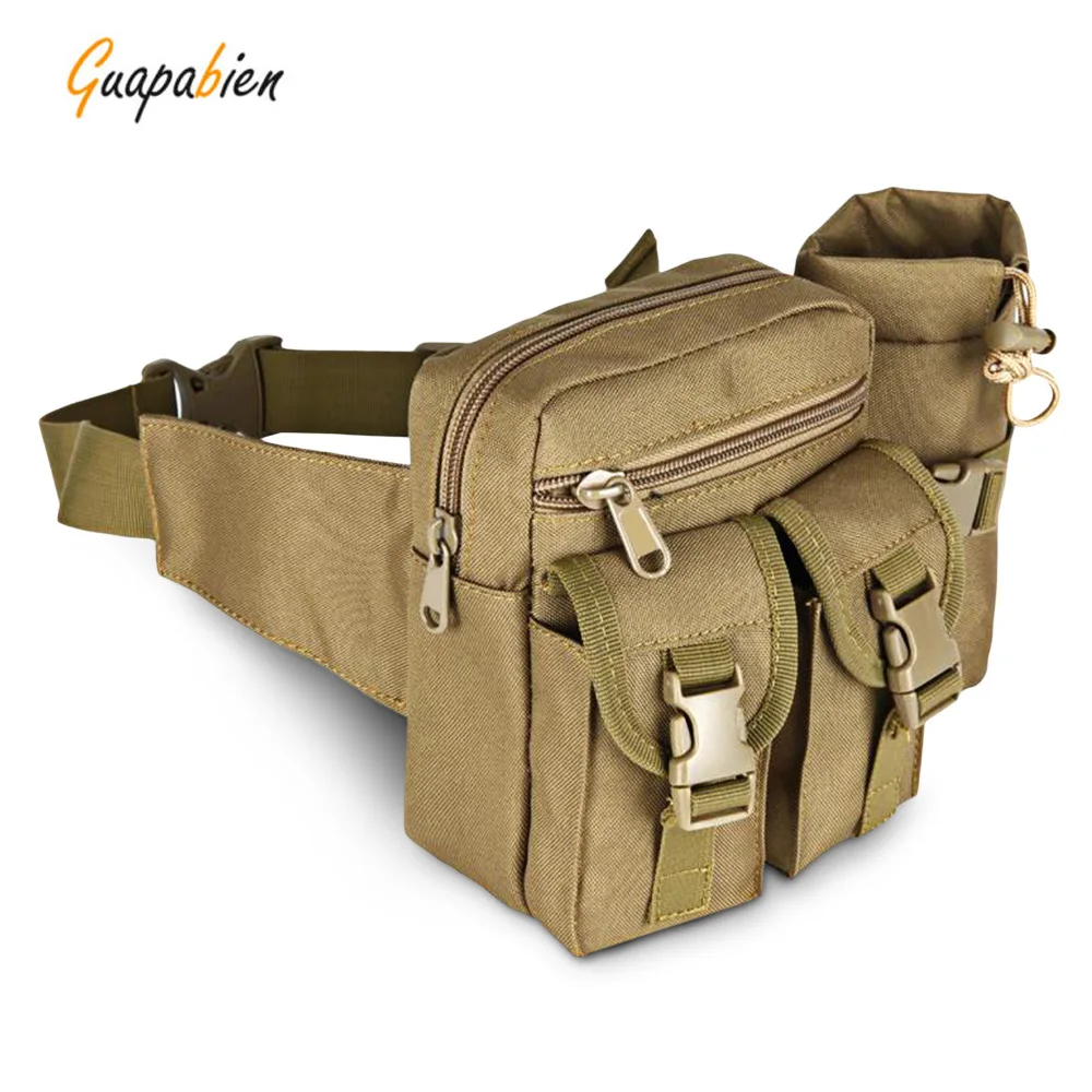 Guapabien Multifunctional Tactical Bag Camping Bag Military Waist Pack Pouch with Water Bottle Pocket Holder for Hiking Camping
Guapabien Multifunctional Tactical Bag Camping Bag Military Waist Pack Pouch with Water Bottle Pocket Holder for Hiking Camping