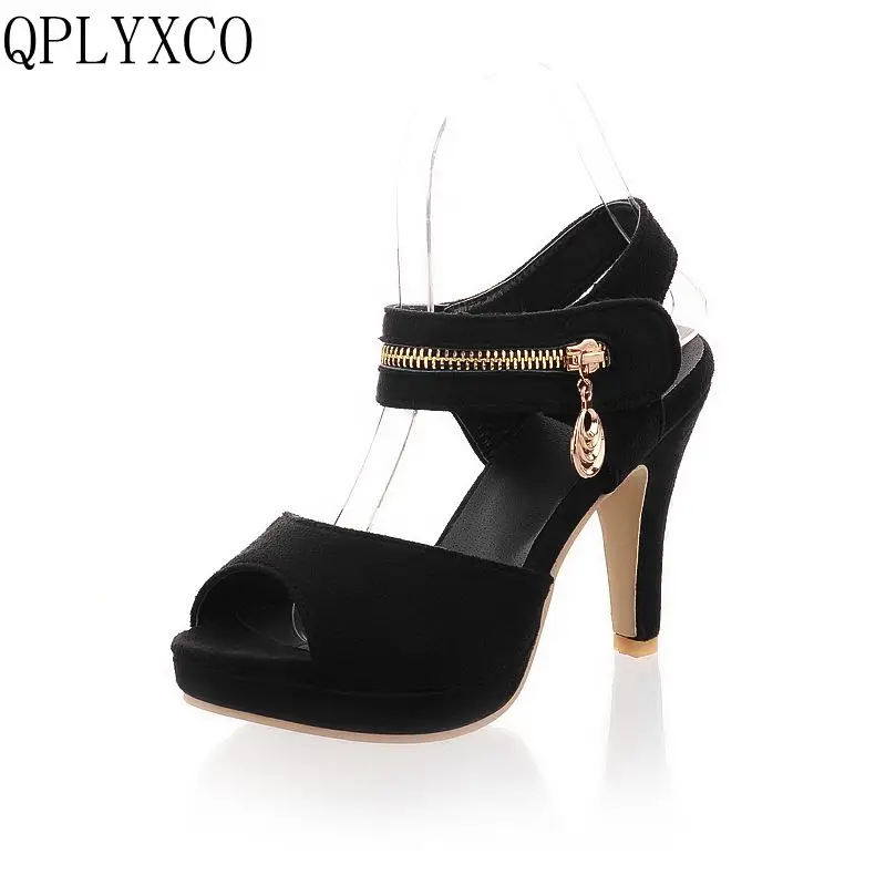 QPLYXCO Hot Sale New Big size Summer Peep Toe Ankle Strap Sweet High Heel Sandals Platform Shoes Woman Charms Sandals Pumps 513
QPLYXCO Hot Sale New Big size Summer Peep Toe Ankle Strap Sweet High Heel Sandals Platform Shoes Woman Charms Sandals Pumps 513