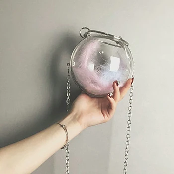 Luxury fashion Ladies Messenger Bags Femme Chain Bags Designer Transparent Circular Crossbody Bag For Women Shoulder Bag B41-09
Luxury fashion Ladies Messenger Bags Femme Chain Bags Designer Transparent Circular Crossbody Bag For Women Shoulder Bag B41-09