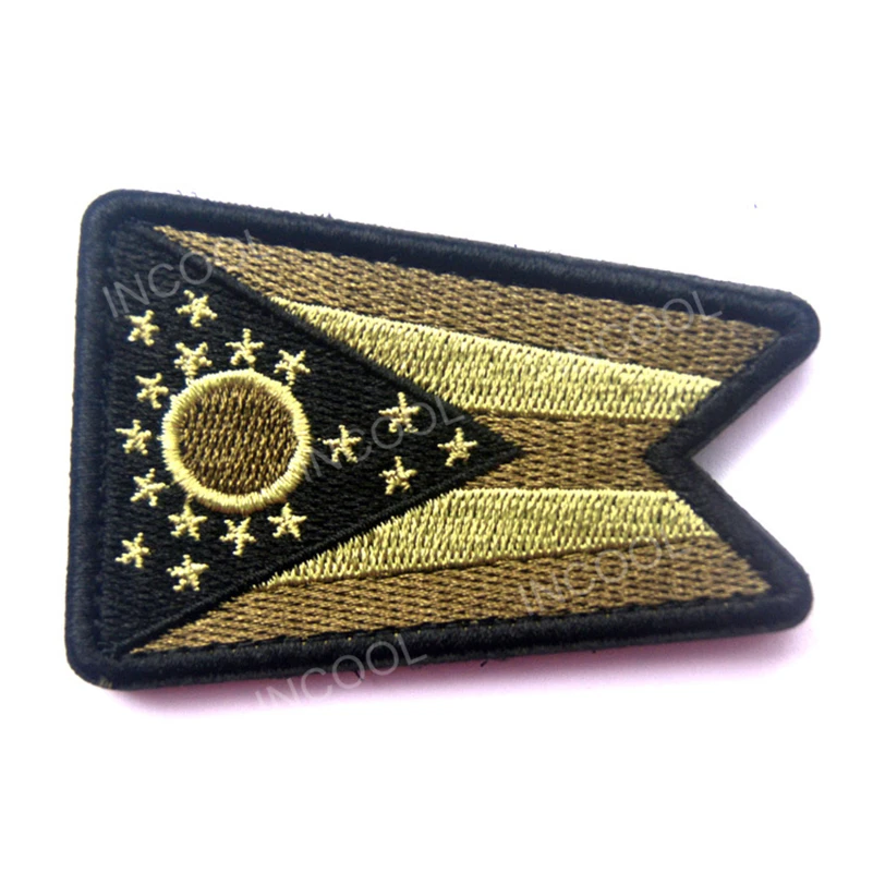 Embroidery Patch US American Ohio State Flag Hook&Loop Patch Military Morale Patches Tactical Emblem Applique Embroidered Badges
Embroidery Patch US American Ohio State Flag Hook&Loop Patch Military Morale Patches Tactical Emblem Applique Embroidered Badges