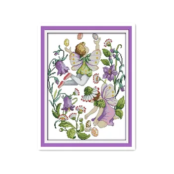 Purple Flower Fairy 11CT 14CT Sewing Furniture Decoration Accessories Handmade Cross-stitch Embroidery Flowers Embroidery
Purple Flower Fairy 11CT 14CT Sewing Furniture Decoration Accessories Handmade Cross-stitch Embroidery Flowers Embroidery