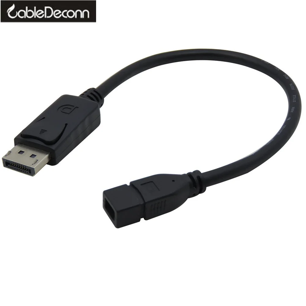 Black DisplayPort Male to Mini DP DisplayPort Female Cable Adapter- 8 Inches For Microsoft Surface Pro 4/Pro 2/Pro 3, (not 2)
Black DisplayPort Male to Mini DP DisplayPort Female Cable Adapter- 8 Inches For Microsoft Surface Pro 4/Pro 2/Pro 3, (not 2)