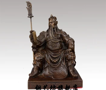 9''China Warrior Guardian Ancient General Guangong Guan Yu Dragon Bronze Statue
9''China Warrior Guardian Ancient General Guangong Guan Yu Dragon Bronze Statue