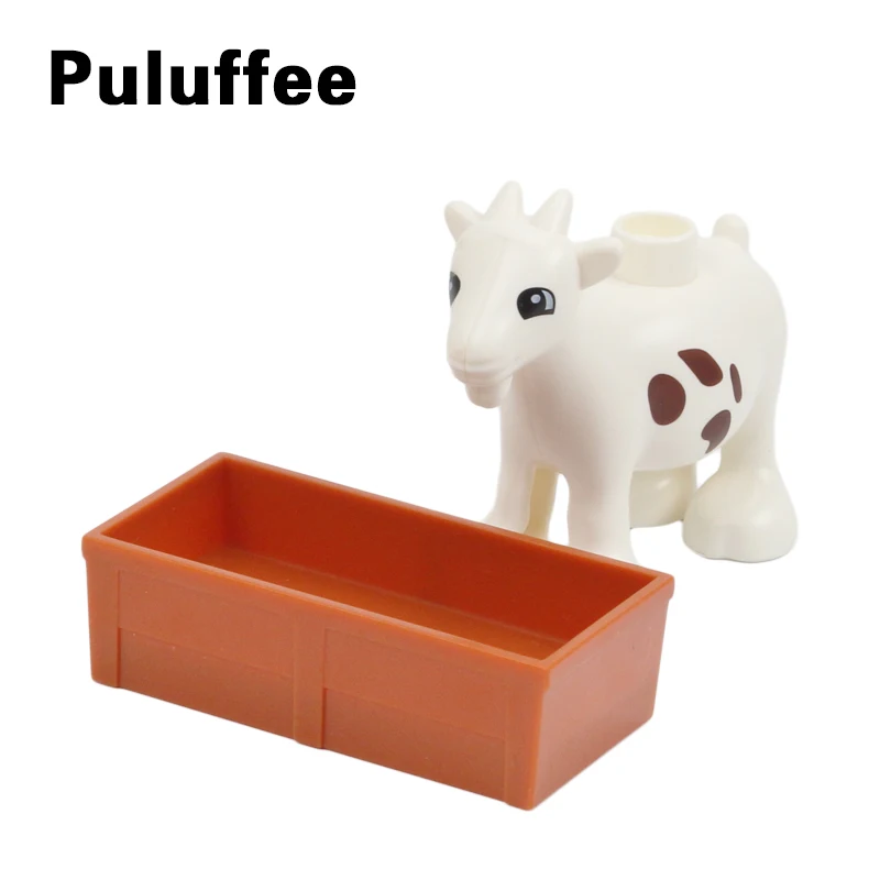 Goat Model Figures Building Blocks Compatible With Duploe Sheep Manger Bricks Parts DIY Toys For Kid Brinquedos
Goat Model Figures Building Blocks Compatible With Duploe Sheep Manger Bricks Parts DIY Toys For Kid Brinquedos