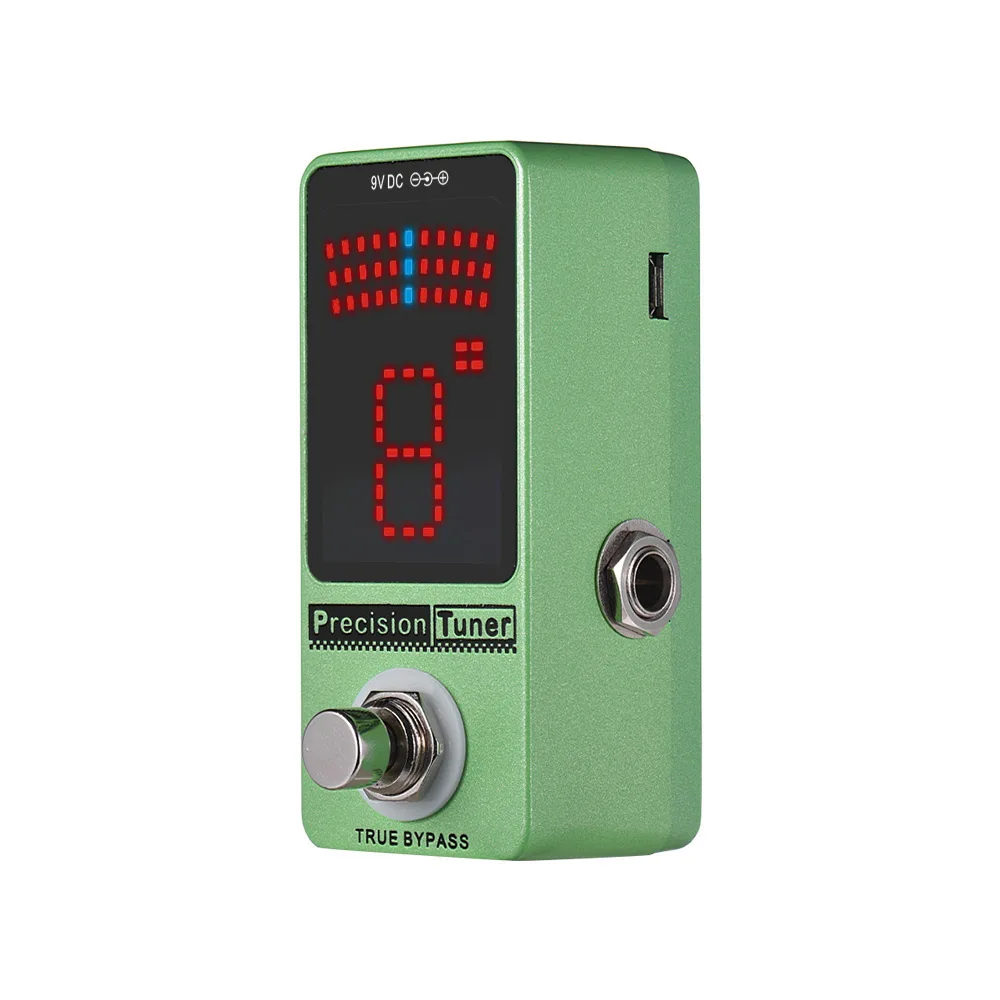 Mini Guitar Tuner Pedal Precision Tuner Pedal LED Display with True Bypass for Chromatic Bass Guitar Accessoires
Mini Guitar Tuner Pedal Precision Tuner Pedal LED Display with True Bypass for Chromatic Bass Guitar Accessoires