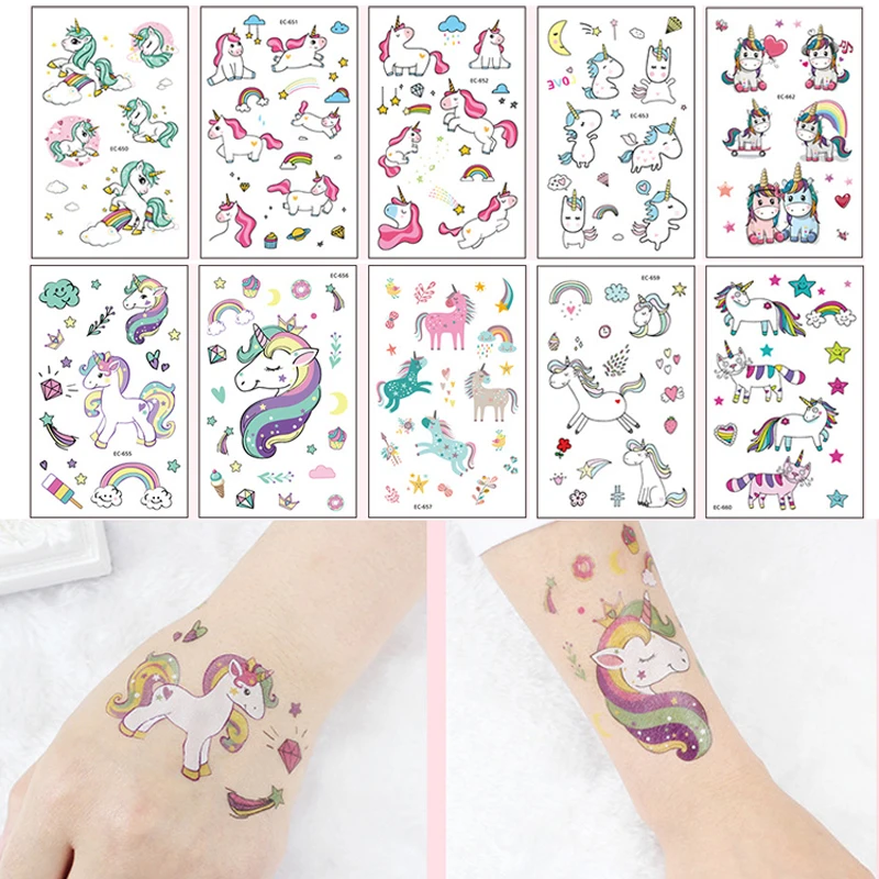 Cute Unicorn Pattern Children's Sticker Toys Temporary Tattoos Toys Cartoon Animal Waterproof Sticker For Kids Gift
Cute Unicorn Pattern Children's Sticker Toys Temporary Tattoos Toys Cartoon Animal Waterproof Sticker For Kids Gift
