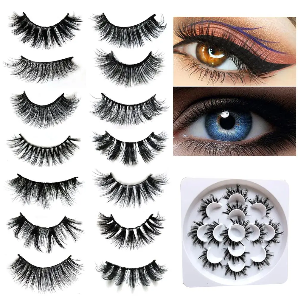 7pairs 25mm 5D Thick Mink Eyelashes Fake Lashes Long Makeup Mink Lashes Eyelash Extension False Eyelashes Mixed model
7pairs 25mm 5D Thick Mink Eyelashes Fake Lashes Long Makeup Mink Lashes Eyelash Extension False Eyelashes Mixed model