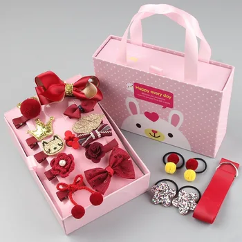 18pcs/set Kid Fashion Hair Accesories Hairpin Headband Gift Box Baby Girl Hair Clip Baby Girl Hair Accessories
18pcs/set Kid Fashion Hair Accesories Hairpin Headband Gift Box Baby Girl Hair Clip Baby Girl Hair Accessories