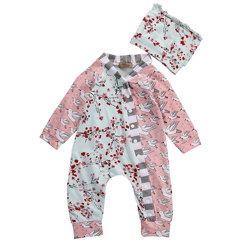 Newborn Baby Girl Summer Clothes Floral One Piece Long Sleeve Floral Romper Jumpsuit Outfits Hat
Newborn Baby Girl Summer Clothes Floral One Piece Long Sleeve Floral Romper Jumpsuit Outfits Hat