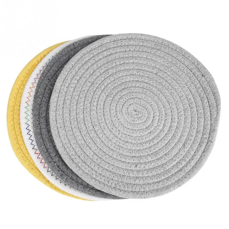 Round Weave Placemat Table Mats Simple Style Dining Napkin Pads Non-Slip Heat Resistant Coaster Cushion Kitchen Party Decoration
Round Weave Placemat Table Mats Simple Style Dining Napkin Pads Non-Slip Heat Resistant Coaster Cushion Kitchen Party Decoration